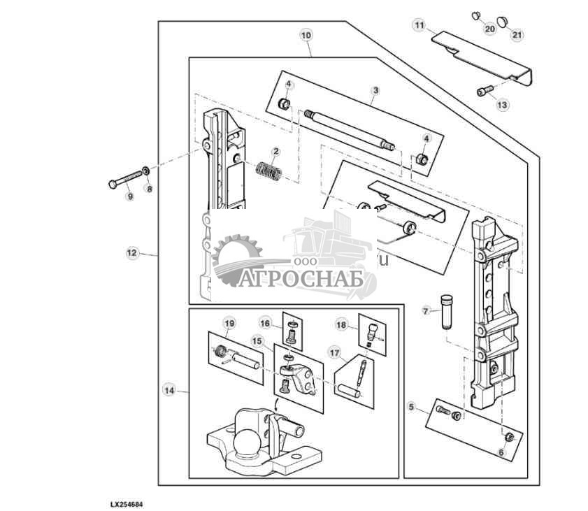 WAGON HITCH, BALL TYPE 